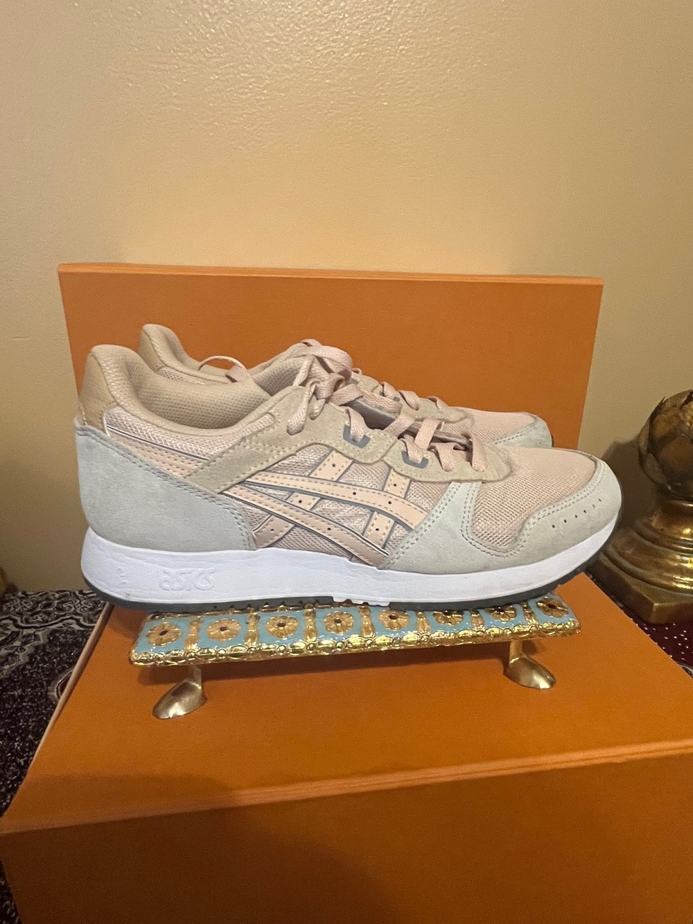 Size 9 - ASICS Lyte Classic Bisque Smoke Grey